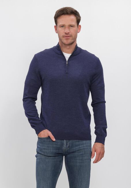 Donkerblauwe PROFUOMO Trui EXTRAFINE MERINO - large