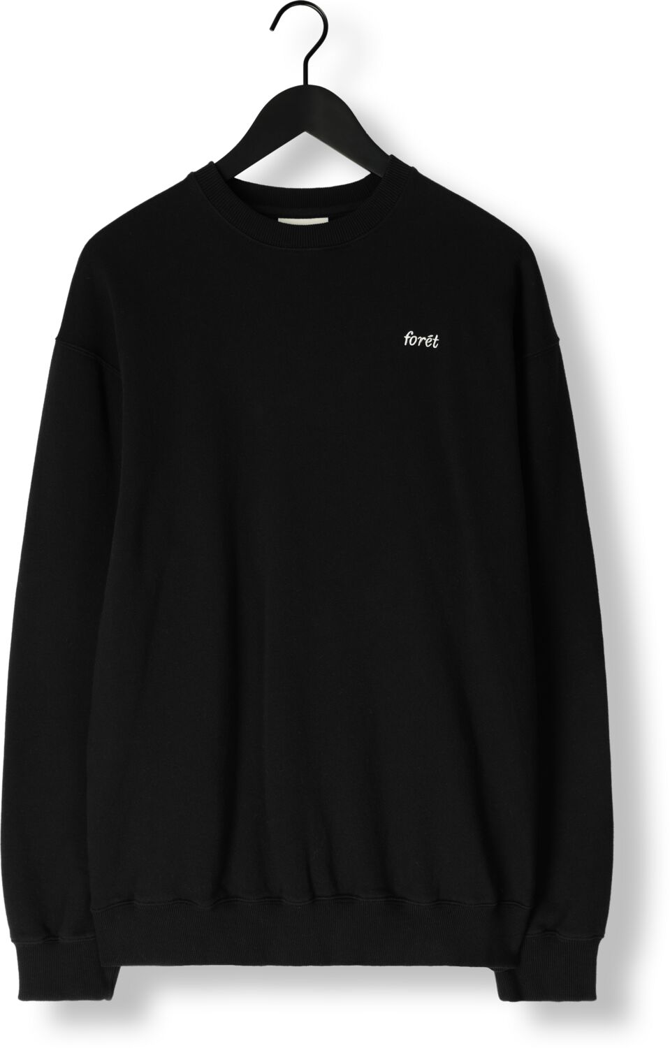 FORÉT Forét Heren Truien & Vesten Fin Sweatshirt Zwart