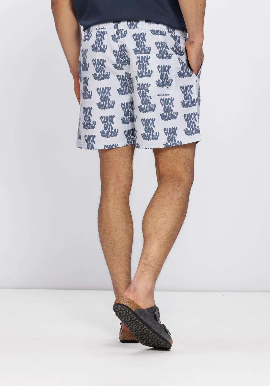 Blauwe RESTER&Ouml;DS Zwembroeken WILLY SWIM SHORTS - large