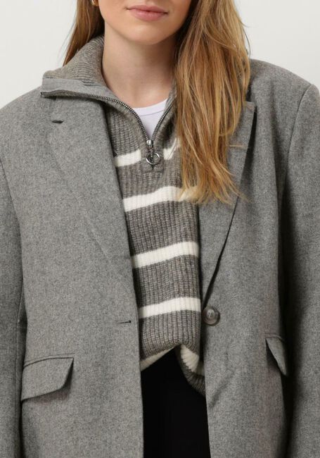 Lichtgrijze NEO NOIR Blazer GABY STRUCTURE BLAZER - large