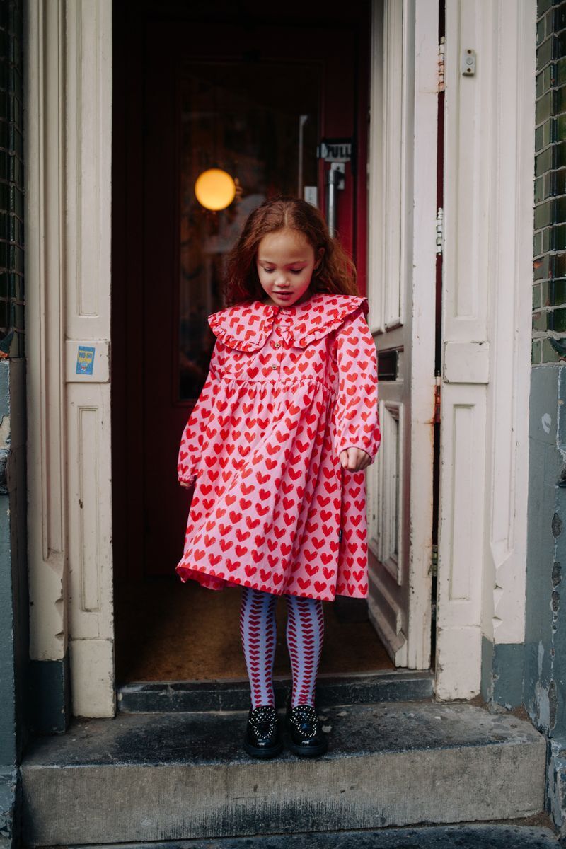 Roze DAILY BRAT Mini jurk ADORE DRESS - large