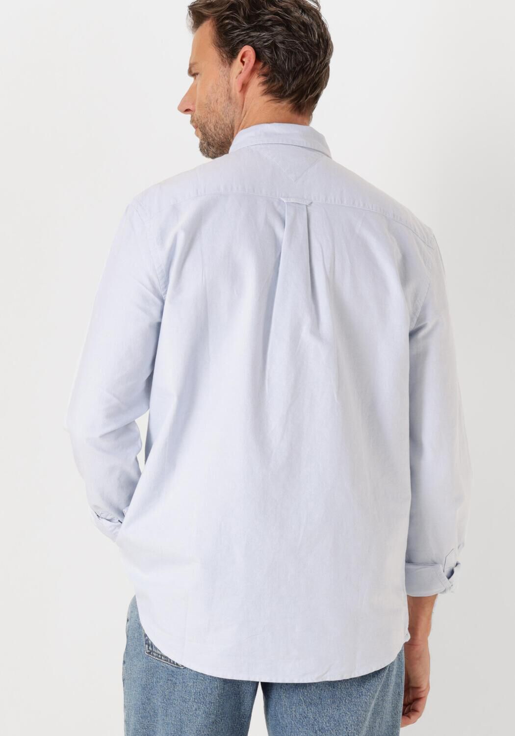 TOMMY JEANS Heren Overhemden Tjm Reg Oxford Shirt Ext Lichtblauw