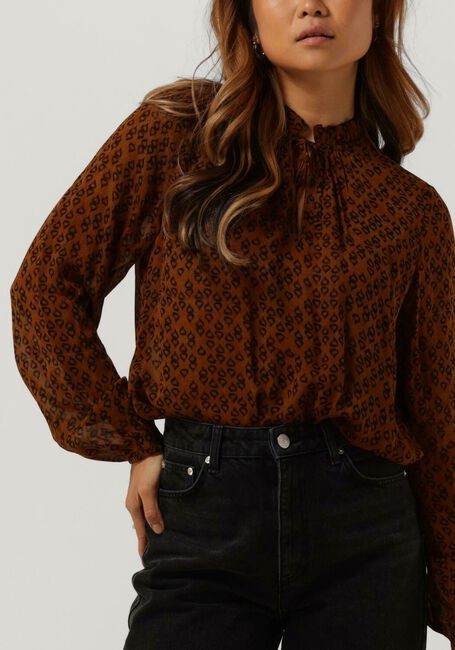 Bruine CIRCLE OF TRUST Blouses ZENNA BLOUSE - large