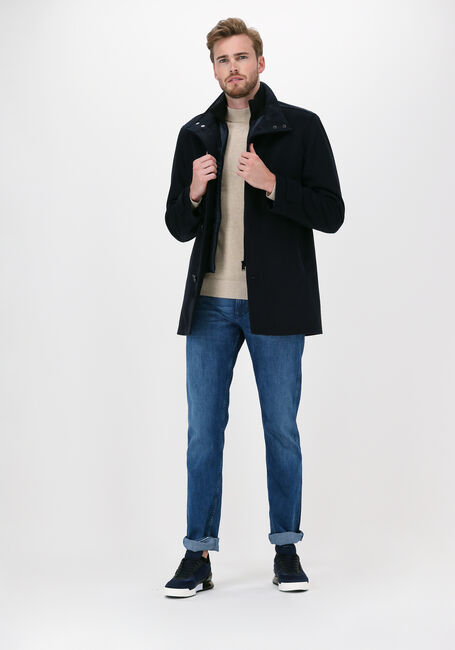 Donkerblauwe BOSS Mantel COXTAN11 10236997 - large