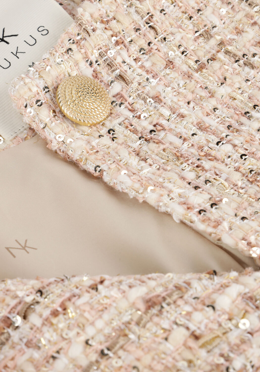 Beige NUKUS Jack MAUREEN JACKET PAILLET - large