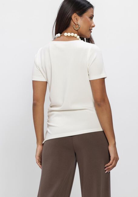 Ecru MY ESSENTIAL WARDROBE T-shirt MWHELLE ASSYMETRIC TEE - large