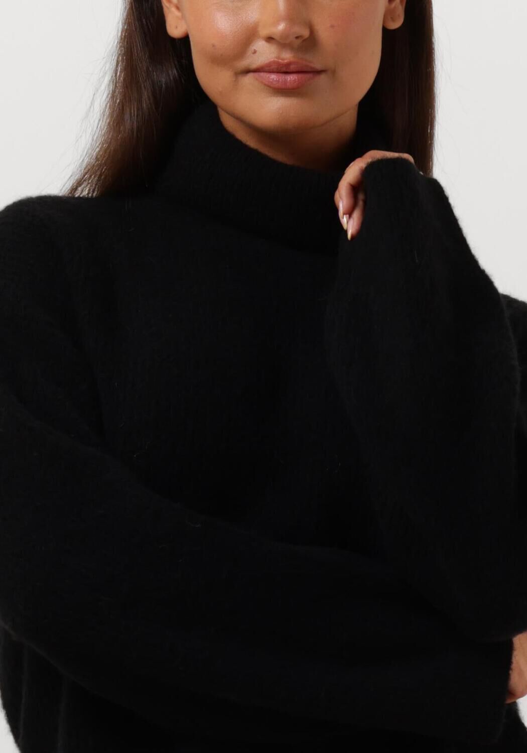 GESTUZ Dames Truien & Vesten Alphagz Rollneck Zwart