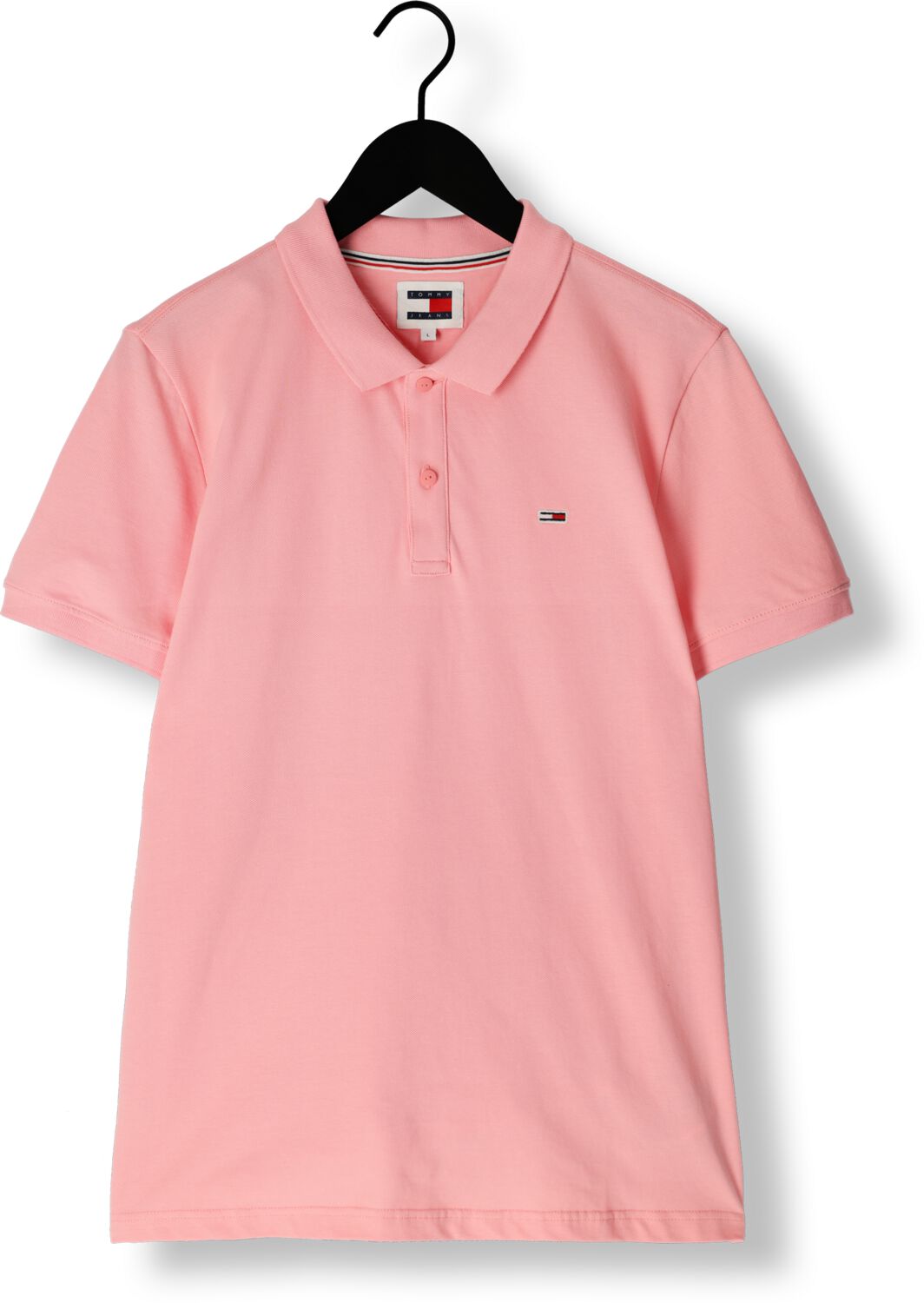 TOMMY JEANS Heren Polo's & T-shirts Tjm Slim Placket Polo Roze