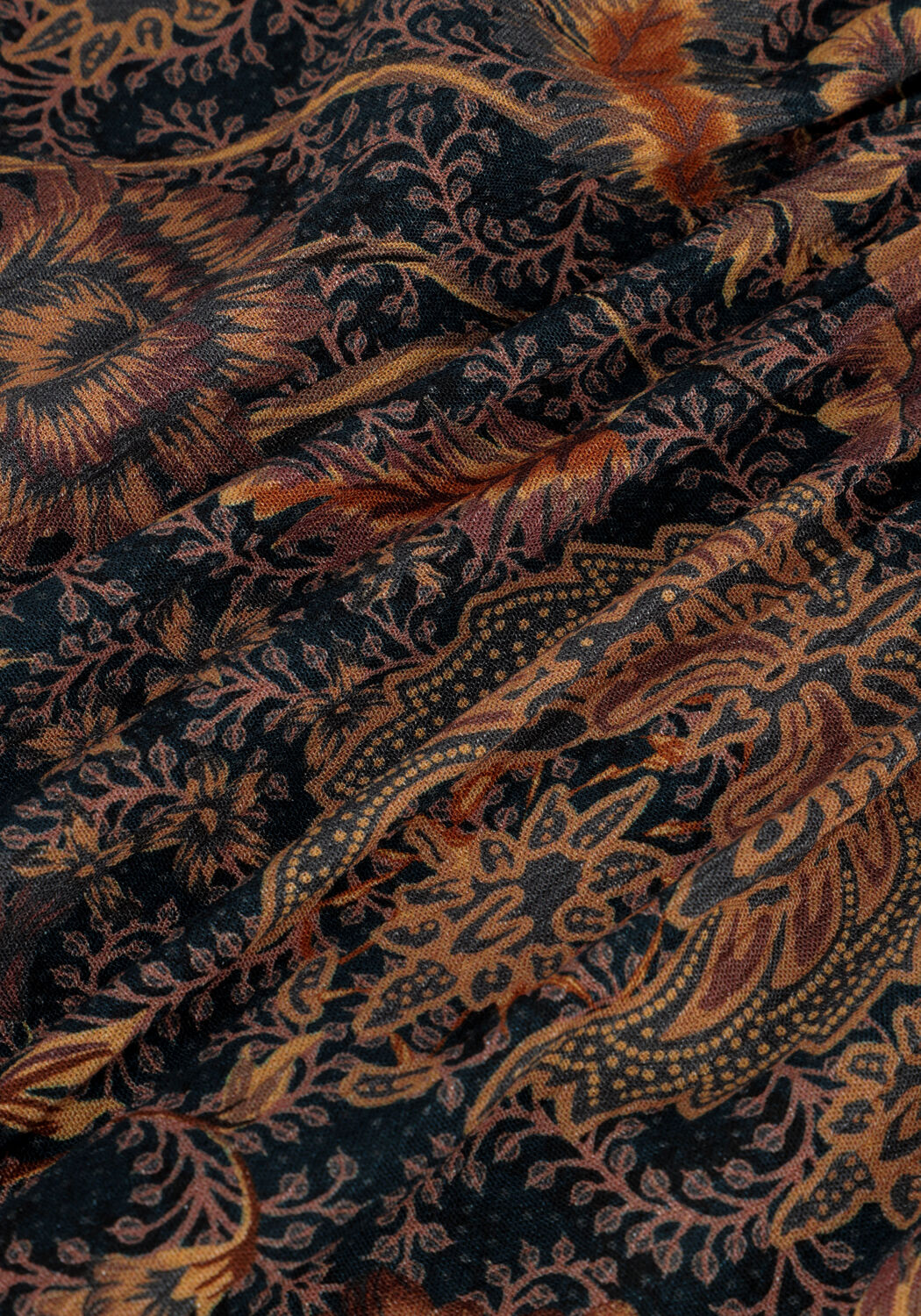 Bruine BY-BAR Midi jurk DAE AIDA DRESS - large