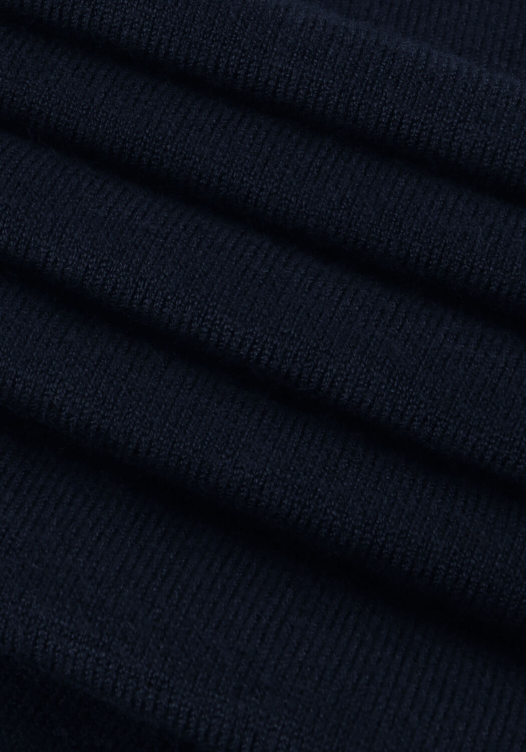 Donkerblauwe PUREWHITE Coltrui ESSENTIAL KNIT MOCKNECK LS - large