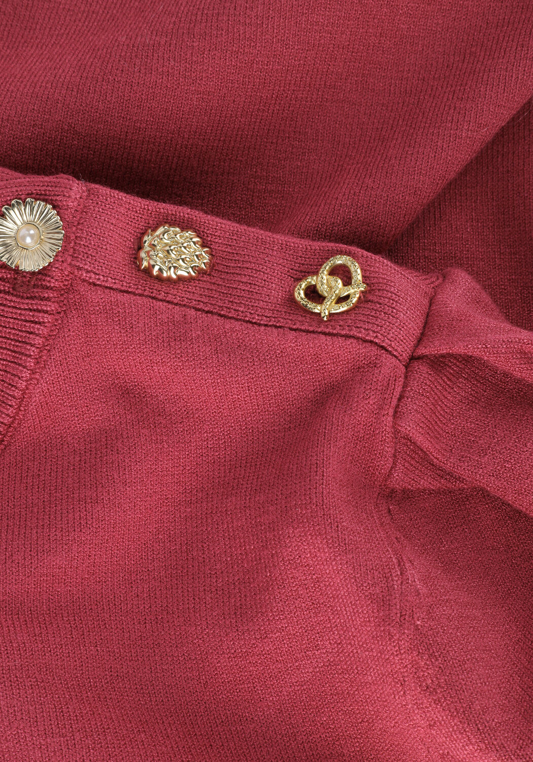 Rode FABIENNE CHAPOT Trui JOLLY PULLOVER - large