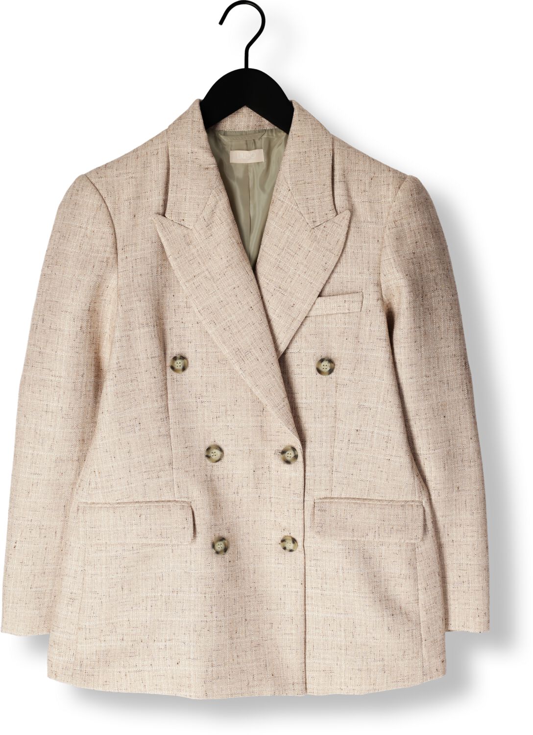 LIU JO Dames Blazers Giacca Doppio Petto Beige