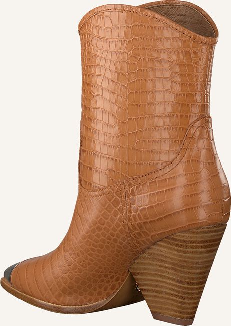 Cognac LOLA CRUZ Enkellaarsjes 059T45BK Cognac LOLA CRUZ Enkellaarsjes 059T45BK - large