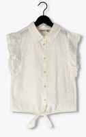 Witte LIKE FLO Blouse SOLID CHECK KNOTTED BLOUSE - medium