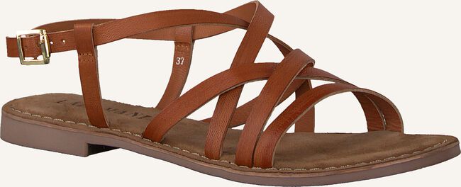 Cognac LAZAMANI Platte sandalen 75.511 Cognac LAZAMANI Platte sandalen 75.511 - large