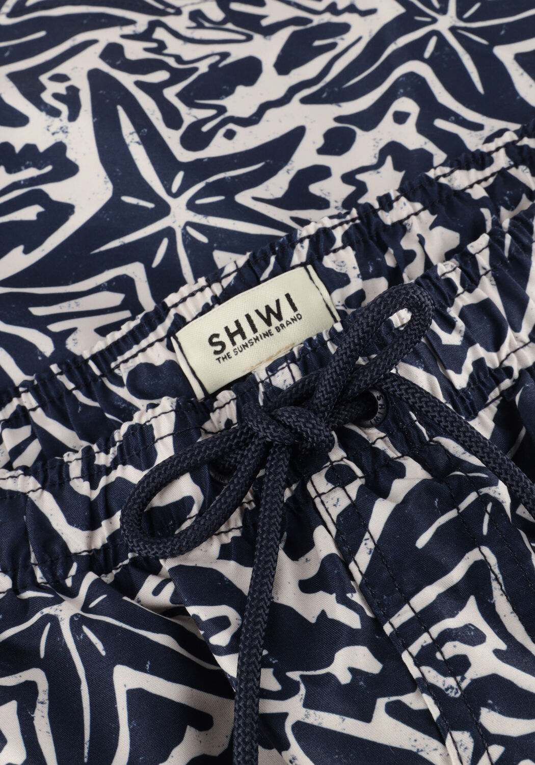 Donkerblauwe SHIWI Zwembroeken MEN MIKE SWIM SHORTS 7 INCH STARFISH - large