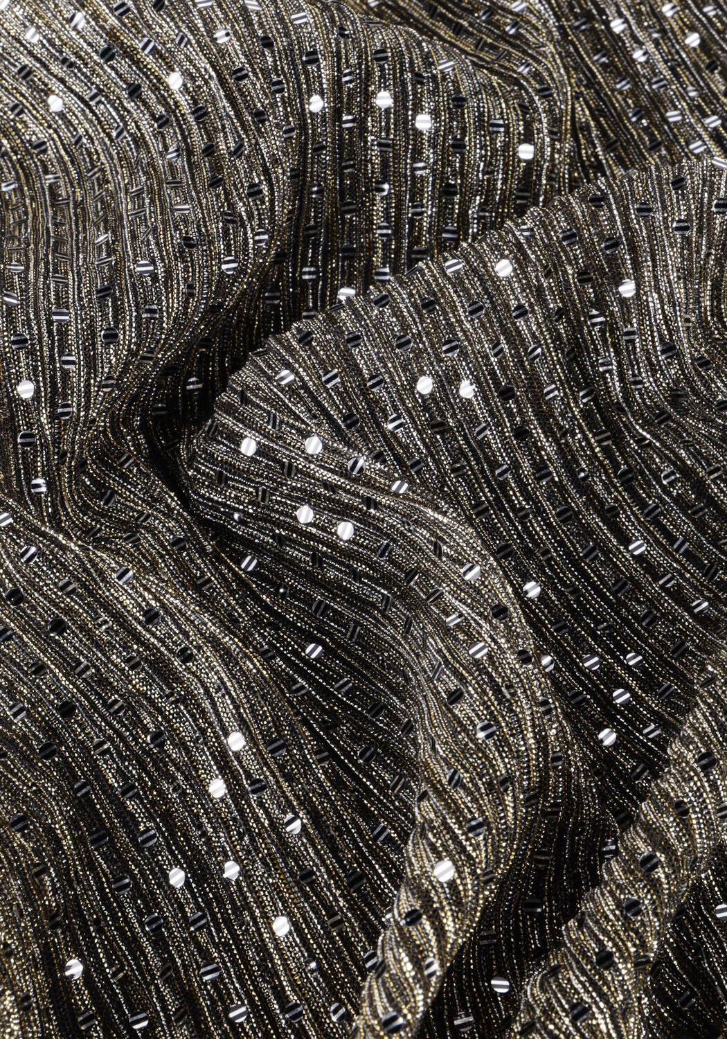 Gouden AAIKO Mini jurk GWEN MESH PES 180 - large