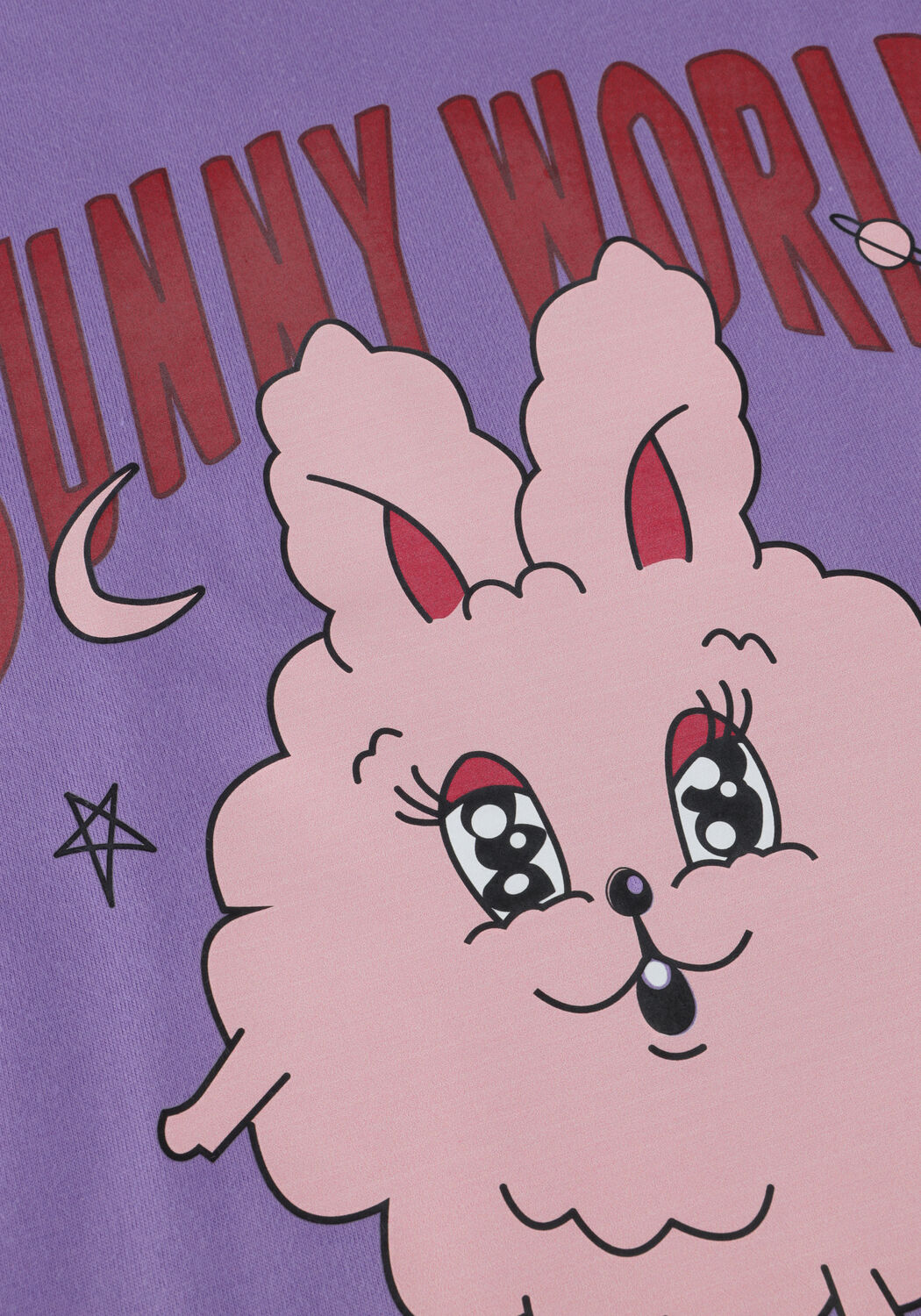 Paarse CALL ME FRANKIE T-shirt BUNNYWORLD T-SHIRT - large