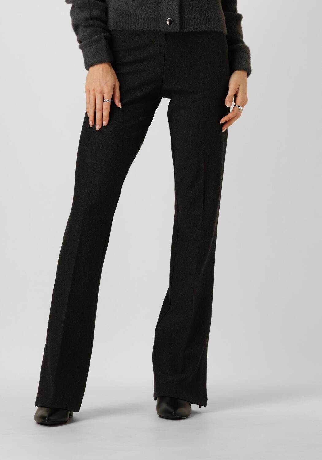 JANSEN AMSTERDAM Dames Broeken Hvm407 Broek Lecie Grijs