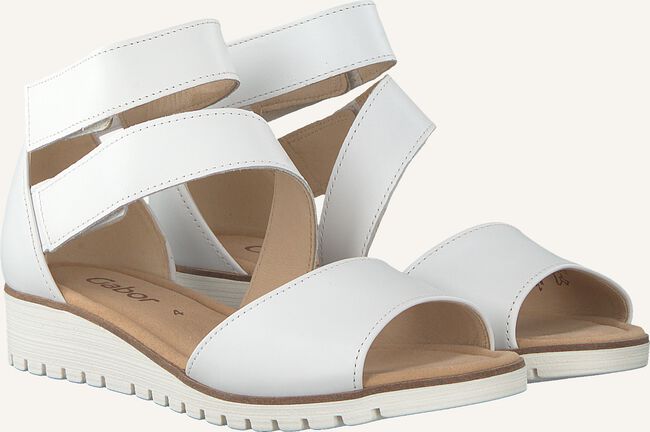 Witte GABOR Platte sandalen 582 Witte GABOR Platte sandalen 582 - large