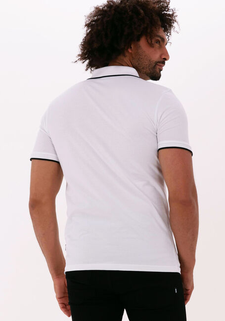 Witte BOSS ORANGE Polo PASSERTIP - large