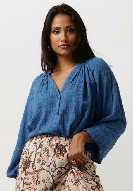 Blauwe STELLA FOREST Blouses E24CH045 - large