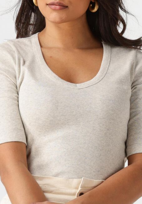Lichtgrijze KNIT-TED Top EDEN - large