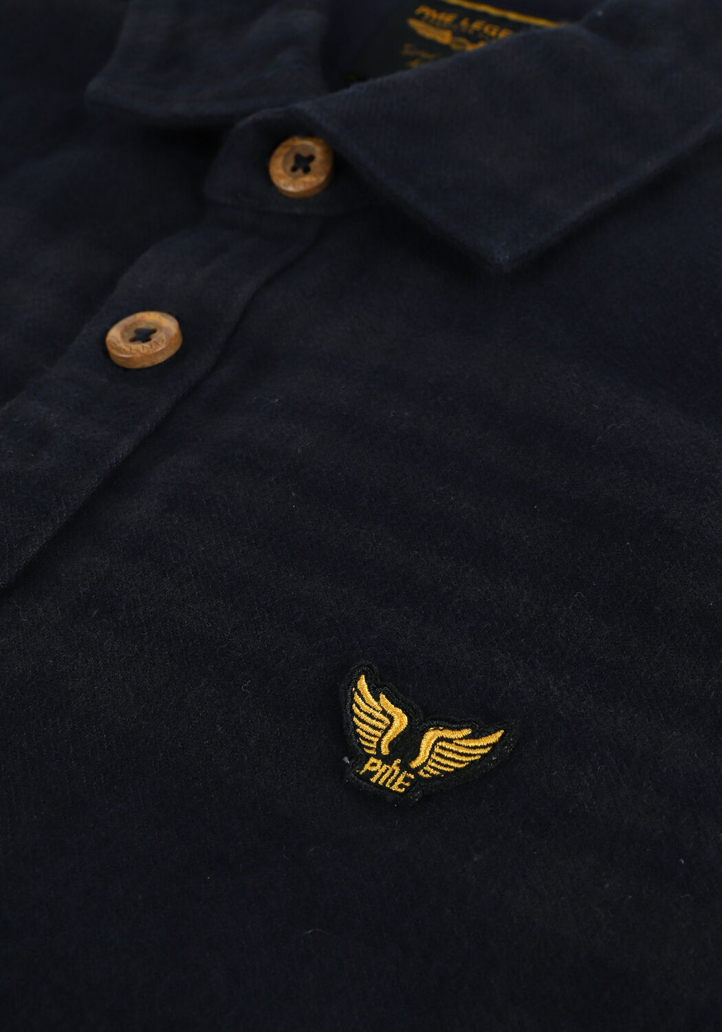 Blauwe PME LEGEND Overshirt LONG SLEEVE SHIRT HEAVY FLANEL - large