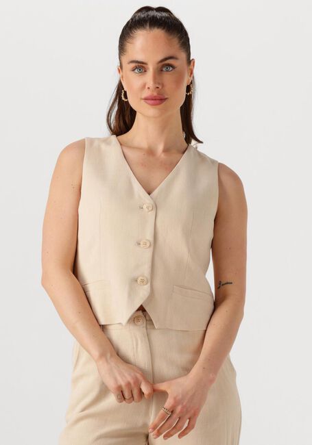 Beige YDENCE Gilet GILET ERICA - large