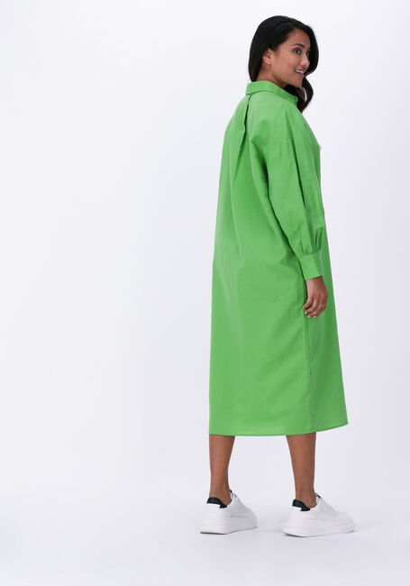 Groene Y.A.S. Midi jurk YASORNELLA LS LONG SHIRT DRESS - large