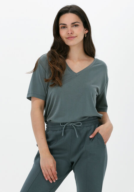 Groene SIMPLE T-shirt JERSEY TOP - large