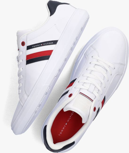 Witte TOMMY HILFIGER Lage sneakers ESSENTIAL CUPSOLE - large