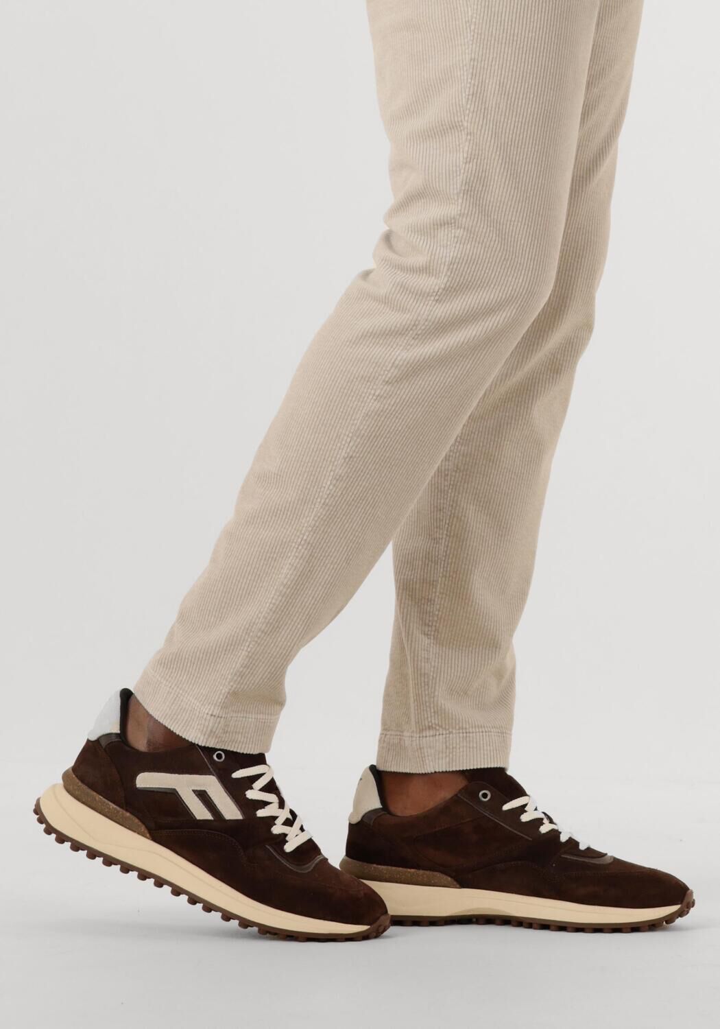 Bruine FLORIS VAN BOMMEL Lage sneakers SFM-10139 NOPPI - large