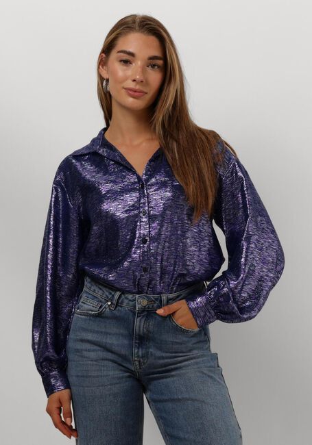 Paarse POM AMSTERDAM Blouses VIOLET FESTIVE BLUE - large
