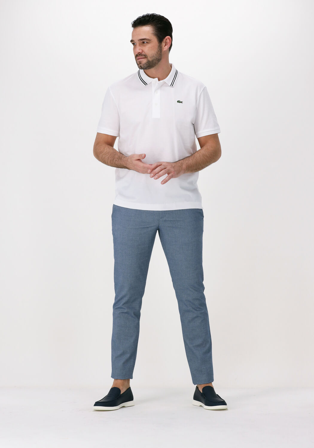 Witte LACOSTE Lage sneakers CARNABY EVO 120 | Omoda
