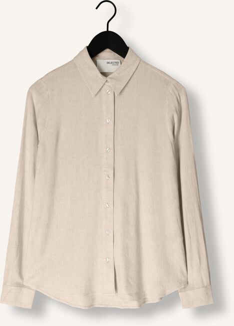 Beige SELECTED WOMEN Blouses SLFVIVA LS SHIRT Beige SELECTED WOMEN Blouses SLFVIVA LS SHIRT - large