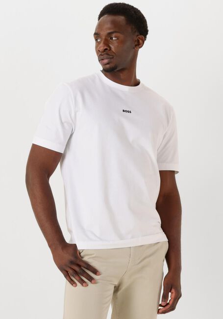 Witte BOSS ORANGE T-shirt TCHUP 10242929 01 - large
