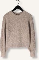 Beige OBJECT Trui OBJSAGGIA LO CABLE KNIT PULLOVER DIV Beige OBJECT Trui OBJSAGGIA LO CABLE KNIT PULLOVER DIV - medium