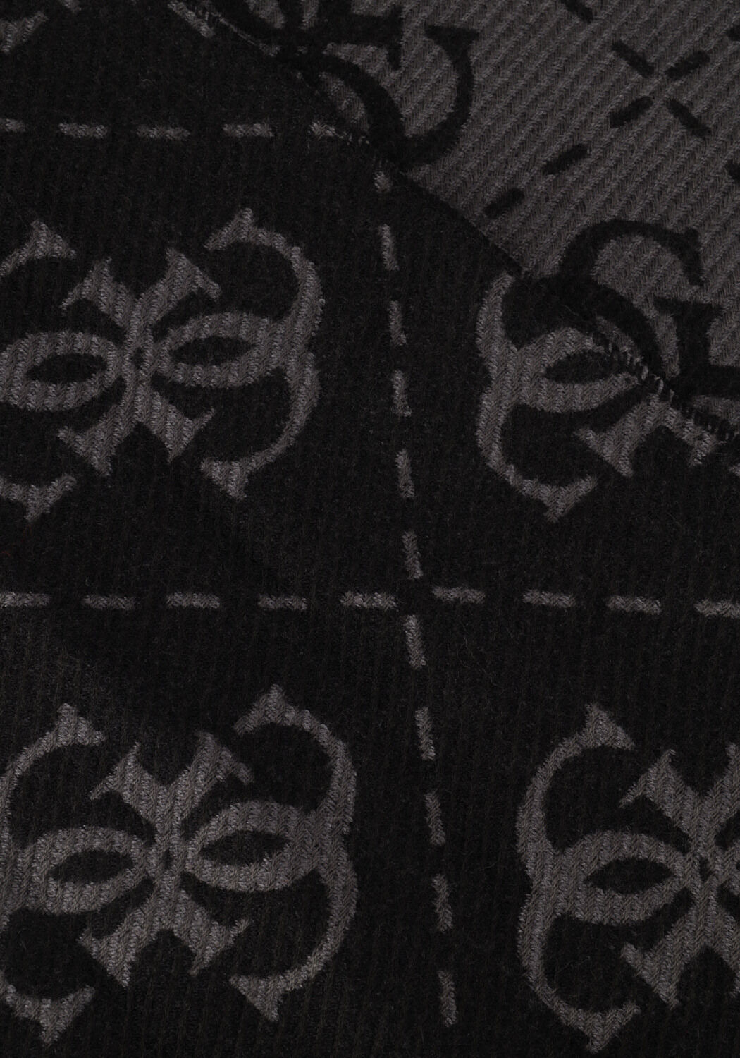 Zwarte GUESS Sjaal SCARF 70X190 - large