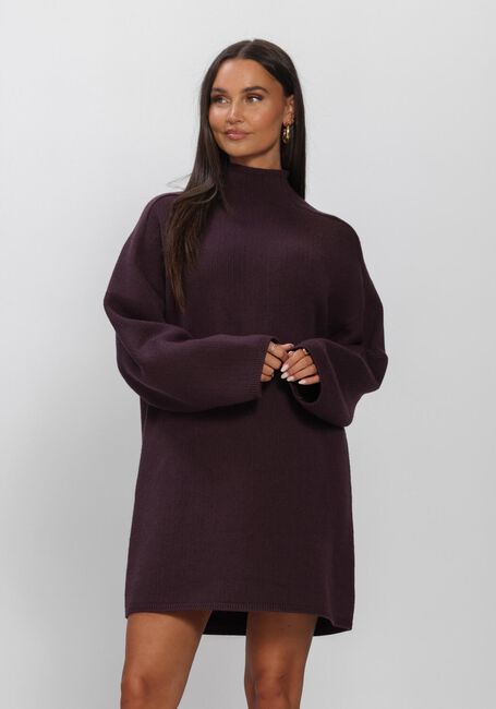 Paarse EDITED Mini jurk NEEA DRESS - large