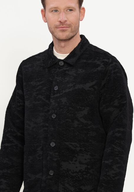 Zwarte WOODBIRD Jack WBBLADE CHENILLE JACKET - large