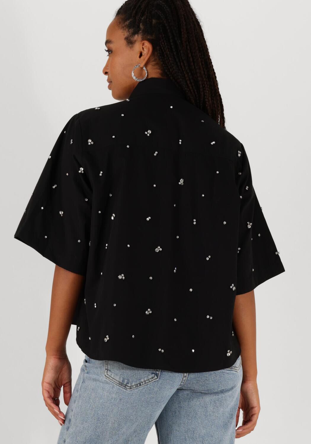 EST'SEVEN Dames Blouses Alijah Blouse Zwart