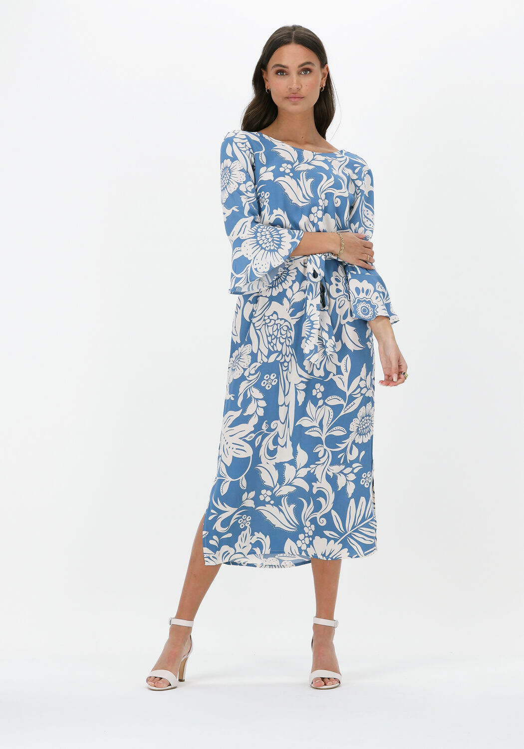 blauwe jansen amsterdam midi jurk claire