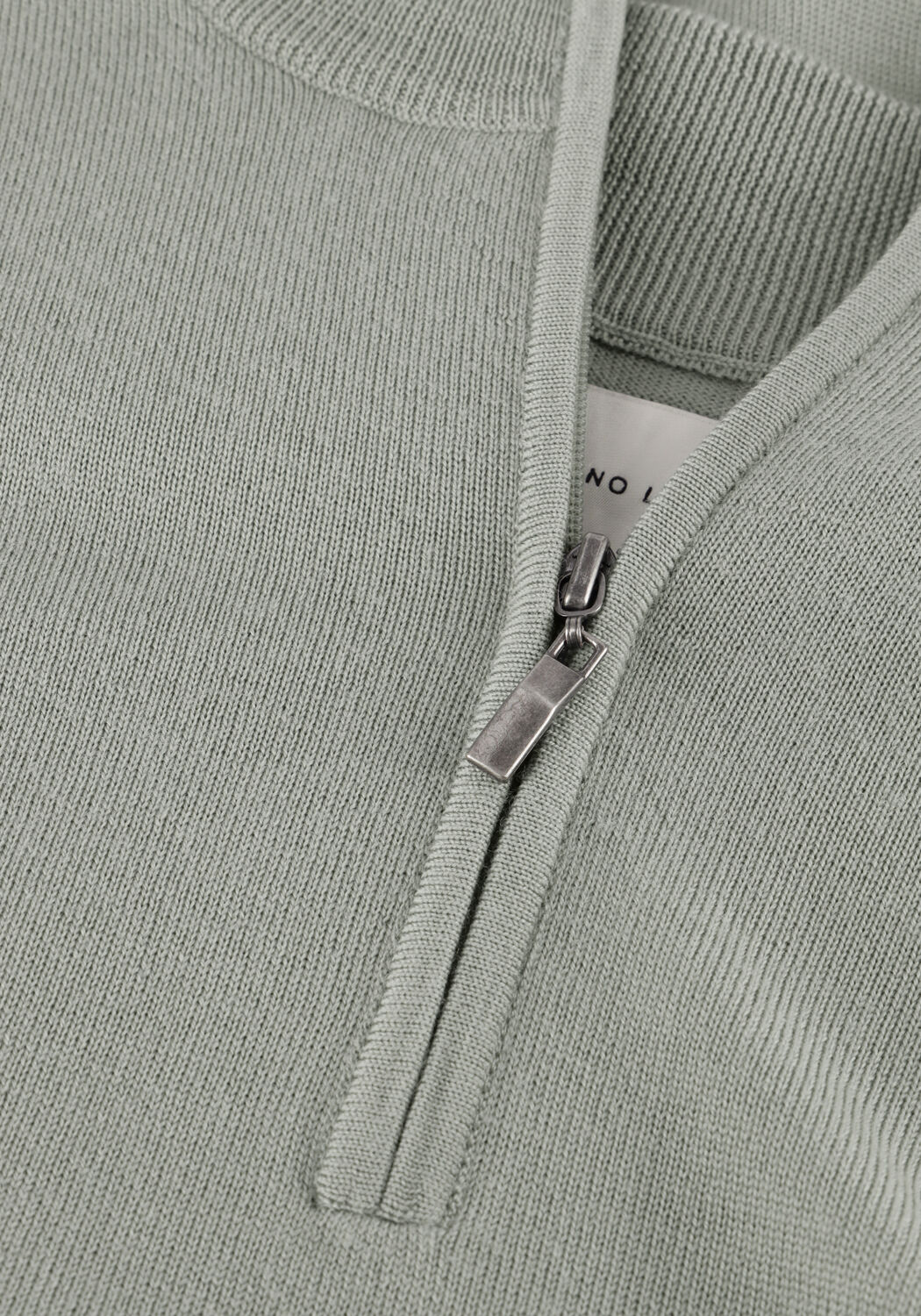 Groene STEFANO LAURAN Trui HALF ZIP ANDERS - large