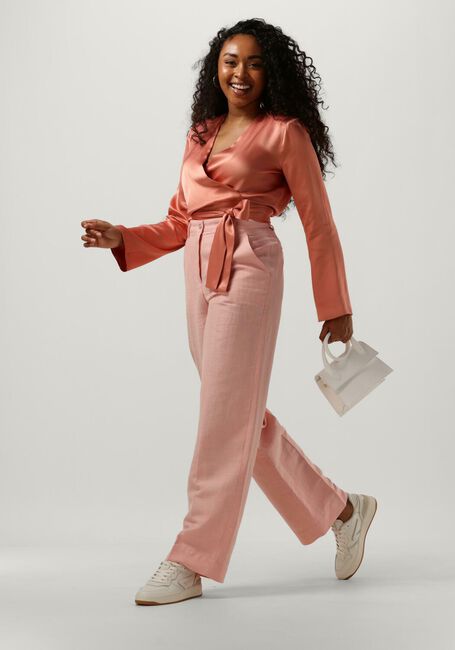 Roze VANILIA Pantalon LINNEN CLASSIC PANTS - large
