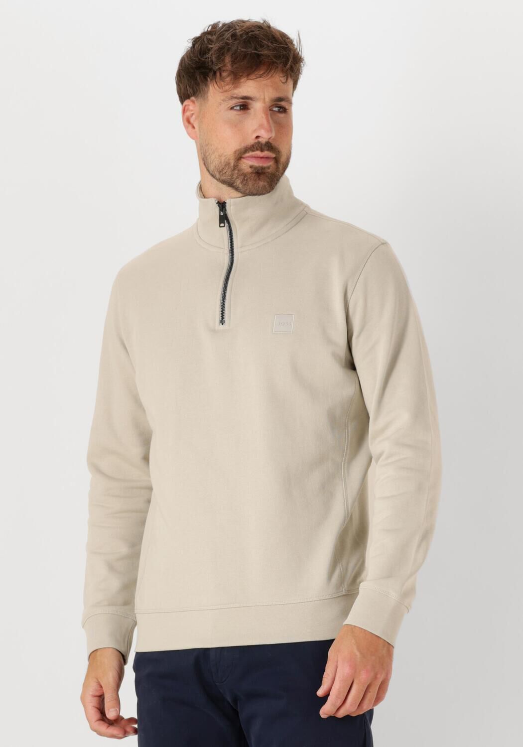 BOSS ORANGE Heren Truien & Vesten Zetrust Beige