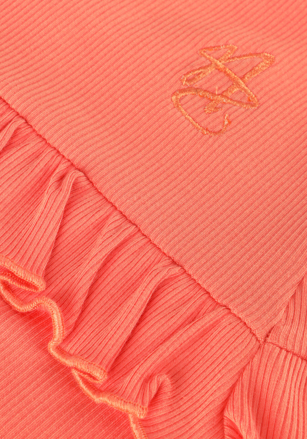 Koraal NONO T-shirt KOVAN RIB JERSEY T-SHIRT RUFFLES - large