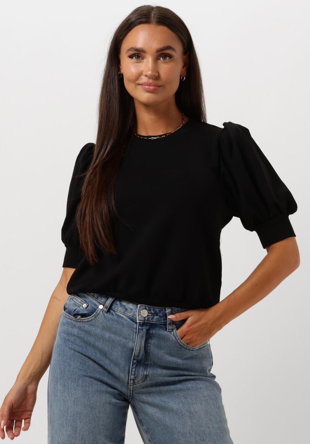 MINUS Dames Tops & T-shirts Livana T-shirt Zwart