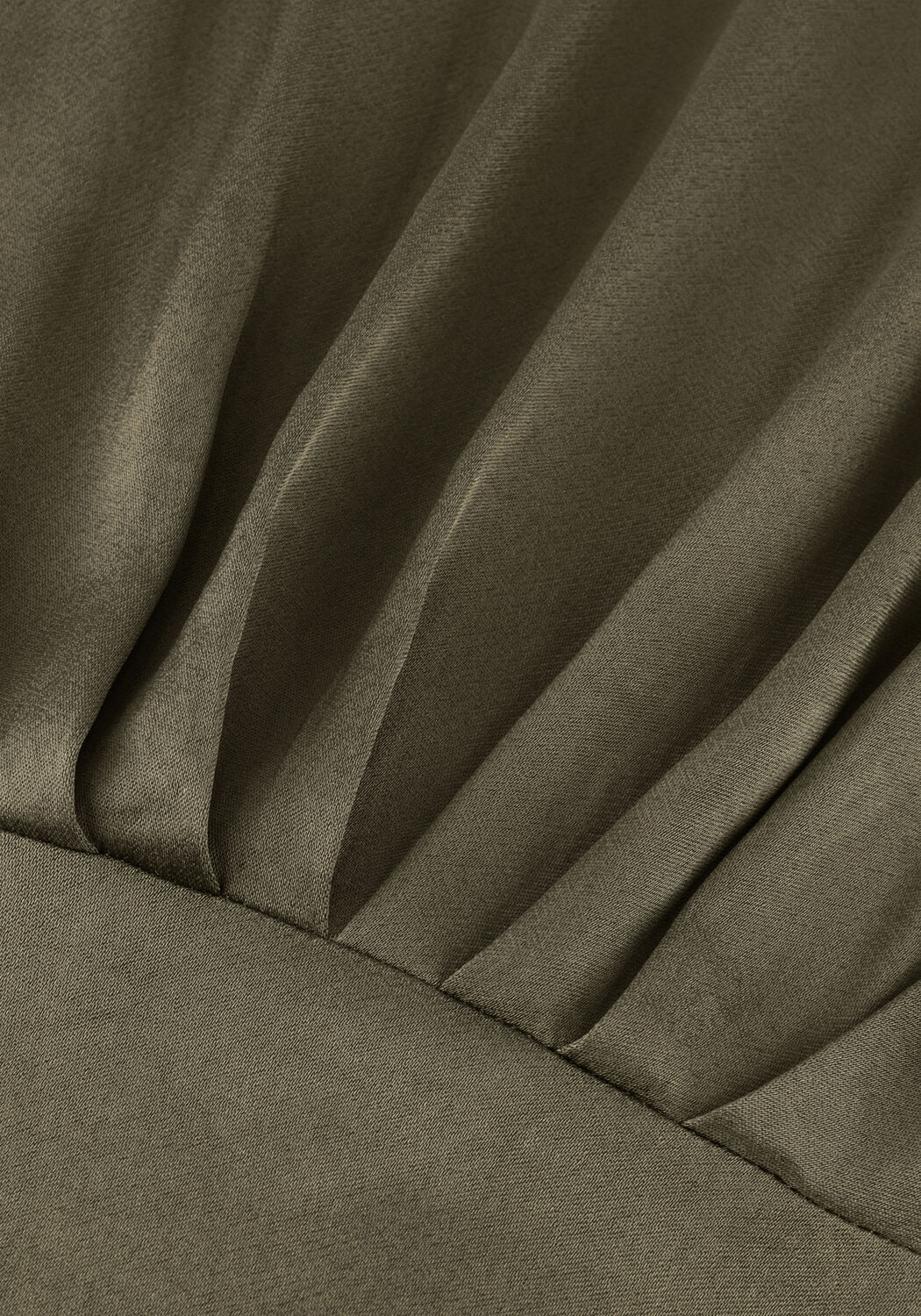 Khaki DRYKORN Maxi jurk AMABEL - large