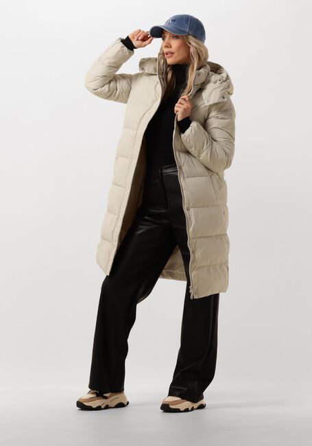 Beige CALVIN KLEIN Gewatteerde jas MONOLOGO NON DOWN LONG PUFFER - large